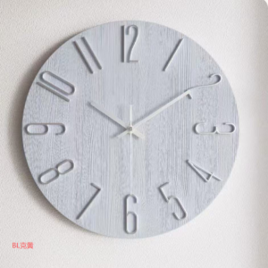 Aviation Chronograph Wall Clock - Black Case & Yellow Dial