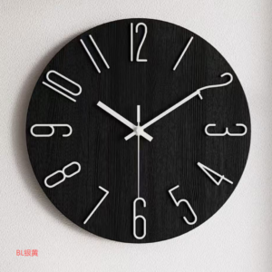 Aviation Chronograph Wall Clock - Silver Case & Yellow Dial